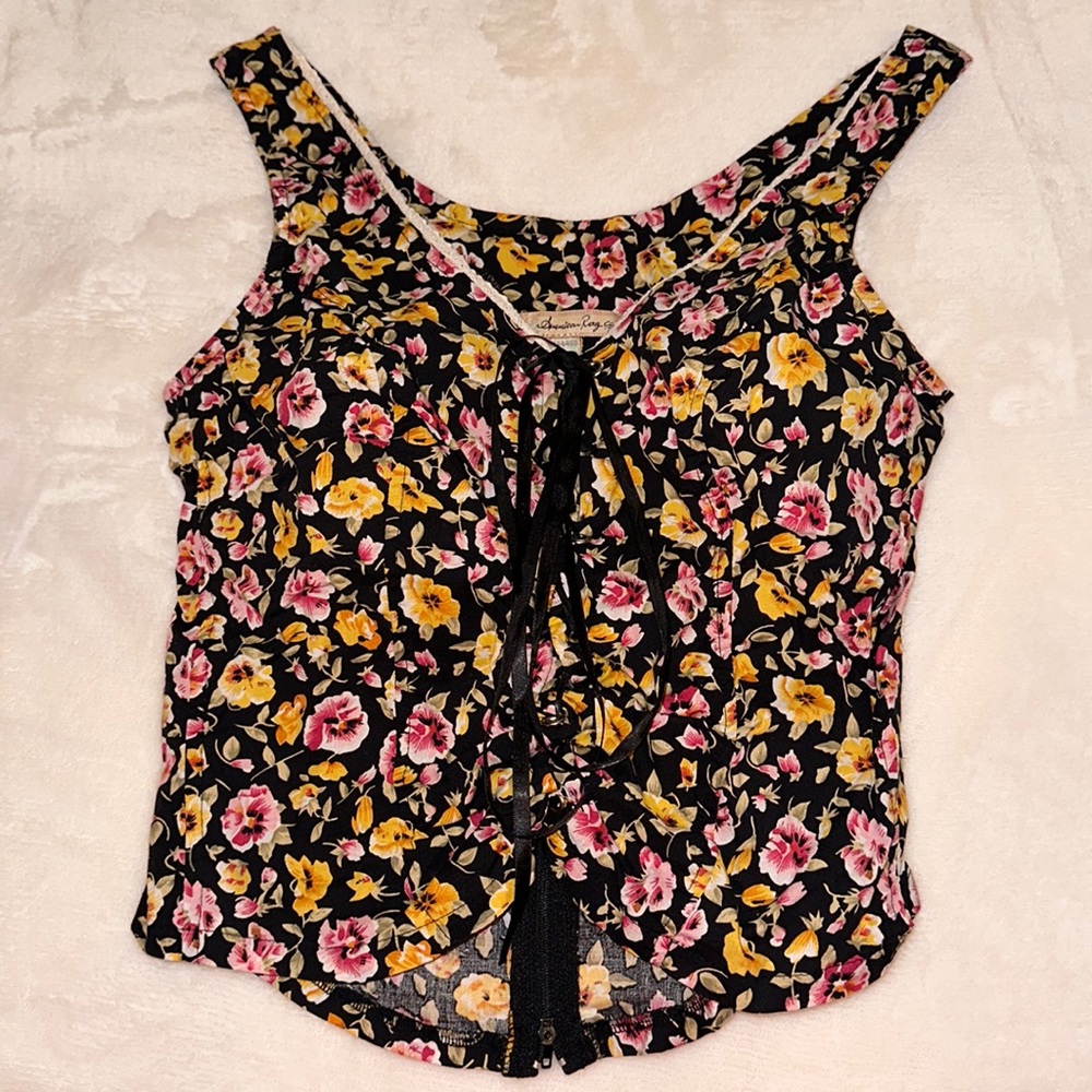 American Rag Floral Sexy Top